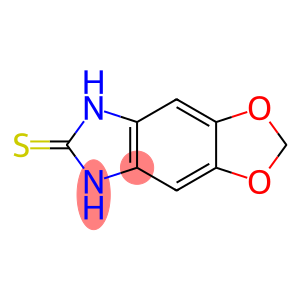 6H-1,3-Dioxolo[4,5-f]benzimidazole-6-thione,5,7-dihydro-(9CI)