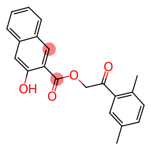 2-(2,5-dimethylphenyl)-2-oxoethyl 3-hydroxy-2-naphthoate