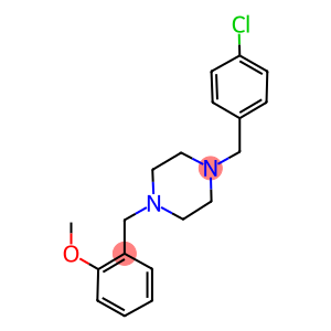 1-(4-chlorobenzyl)-4-(2-methoxybenzyl)piperazine