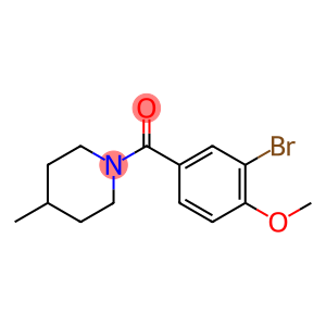 (3-bromo-4-methoxyphenyl)(4-methylpiperidin-1-yl)methanone