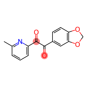 1-(1,3-benzodioxol-5-yl)-2-(6-Methyl-2-pyridinyl)-1,2-ethanedione