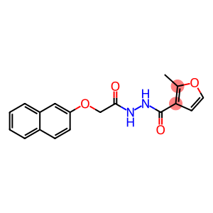 3-Furancarboxylic acid, 2-methyl-, 2-[2-(2-naphthalenyloxy)acetyl]hydrazide