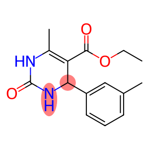 5-Pyrimidinecarboxylicacid,1,2,3,4-tetrahydro-6-methyl-4-(3-methylphenyl)-2-oxo-,ethylester(9CI)