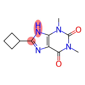 1H-Purine-2,6-dione, 8-cyclobutyl-3,9-dihydro-1,3-dimethyl-