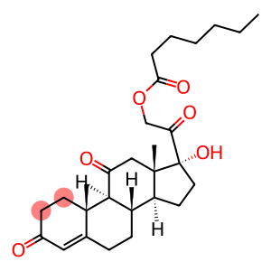 17,21-dihydroxypregn-4-ene-3,11,20-trione 21-heptanoate