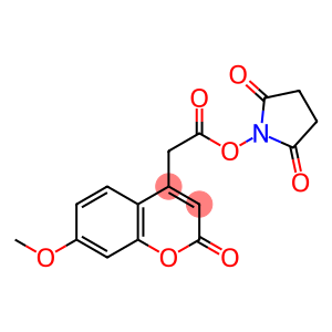 7-Methoxy-2-oxo-2H-1-benzopyran-4-acetic acid 2,5-dioxo-1-pyrrolidinyl este