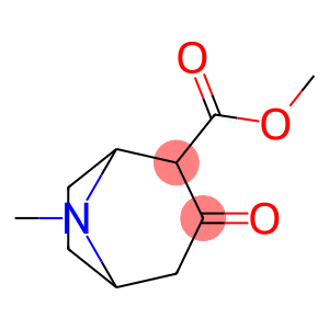 8-methyl-3-oxo-8-azabicyclo[3.2.1]octane-2-COOMe