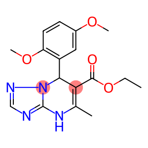ethyl 7-(2,5-dimethoxyphenyl)-5-methyl-4,7-dihydro[1,2,4]triazolo[1,5-a]pyrimidine-6-carboxylate