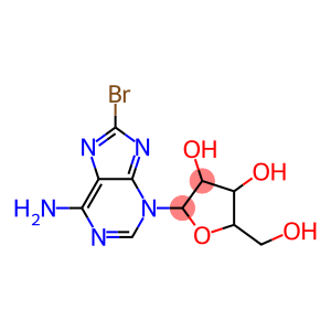 1-(6-amino-8-bromo-purin-3-yl)-β-D-1-deoxy-ribofuranose
