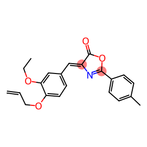 4-[4-(allyloxy)-3-ethoxybenzylidene]-2-(4-methylphenyl)-1,3-oxazol-5(4H)-one