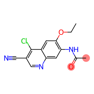 N-(4-chloro-3-cyano-6-ethoxyquinolin-7-yl)acetamide
