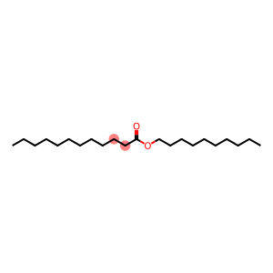Dodecanoic acid decyl ester