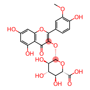 b-D-Glucopyranosiduronic acid,5,7-dihydroxy-2-(4-hydroxy-3-methoxyphenyl)-4-oxo-4H-1-benzopyran-3-yl