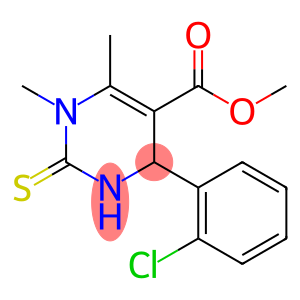 methyl 4-(2-chlorophenyl)-1,6-dimethyl-2-thioxo-1,2,3,4-tetrahydro-5-pyrimidinecarboxylate