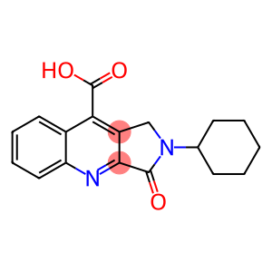 2-环己基-3-氧代-1H-吡咯并[3,4-B]喹啉-9-羧酸