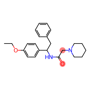 N-[α-(p-Ethoxyphenyl)phenethyl]-1-piperidineacetamide