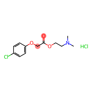 aceticacid,(p-chlorophenoxy)-,2-dimethylaminoethylester,hydrochloride