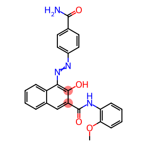 4-[[4-(aminocarbonyl)phenyl]azo]-3-hydroxy-N-(2-methoxyphenyl)naphthalene-2-carboxamide