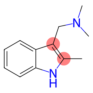N,N-二甲基-1-(2-甲基-1H-吲哚-3-基)甲胺