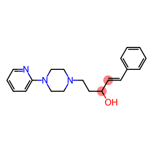 α-(2-Phenylethenyl)-4-(2-pyridyl)-1-piperazine-1-propanol