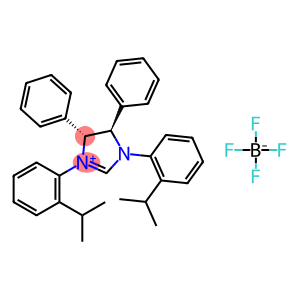 (4R,5R)-1,3-Bis(2-isopropylphenyl)-4,5-diphenyl-4,5-dihydro-1H-imidazol-3-ium tetrafluoroborate