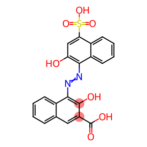3-HYDROXY-4-(2-HYDROXY-4-SULFO-1-NAPHTHYLAZO)NAPHTHALENE-2-CARBOXYLIC ACID