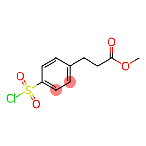 Benzenepropanoic acid, 4-(chlorosulfonyl)-, methyl ester
