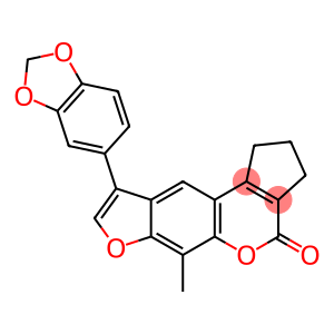 9-(benzo[d][1,3]dioxol-5-yl)-6-methyl-2,3-dihydrocyclopenta[c]furo[3,2-g]chromen-4(1H)-one