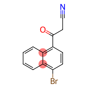 3-(4-BROMO-1-NAPHTHYL)-3-OXOPROPANENITRILE