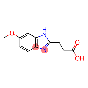 3-(6-甲氧基-1H-苯并咪唑-2-基)丙酸