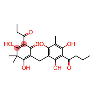 2,5-Cyclohexadien-1-one, 3,5-dihydroxy-4,4-dimethyl-2-(1-oxopropyl)-6-[[2,4,6-trihydroxy-3-methyl-5-(1-oxobutyl)phenyl]methyl]-