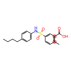 5-(N-(4-butylphenyl)sulfaMoyl)-2-Methylbenzoic acid