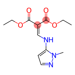 2-[[(2-methyl-3-pyrazolyl)amino]methylidene]propanedioic acid diethyl ester