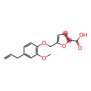 5-{[2-methoxy-4-(prop-2-en-1-yl)phenoxy]methyl}furan-2-carboxylic acid