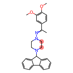 1-Piperazinamine, N-[1-(3,4-dimethoxyphenyl)ethylidene]-4-(9H-fluoren-9-yl)-