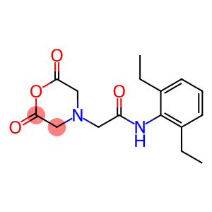 N-(2,6-diethylphenyl)-2-(2,6-dioxomorpholin-4-yl)acetamide
