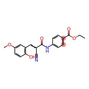 ethyl (E)-4-(2-cyano-3-(2-hydroxy-5-methoxyphenyl)acrylamido)benzoate