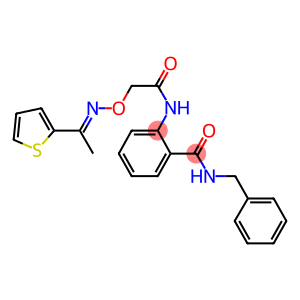 N-benzyl-2-{[({[1-(2-thienyl)ethylidene]amino}oxy)acetyl]amino}benzamide