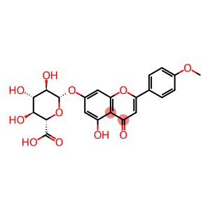 β-D-Glucopyranosiduronic acid, 5-hydroxy-2-(4-methoxyphenyl)-4-oxo-4H-1-benzopyran-7-yl