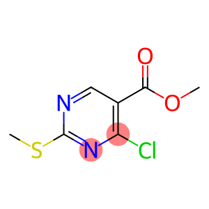 5-Pyrimidinecarboxylic acid, 4-chloro-2-(methylthio)-, methyl ester
