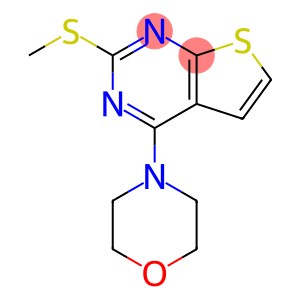 4-[2-(methylsulfanyl)thieno[2,3-d]pyrimidin-4-yl]morpholine