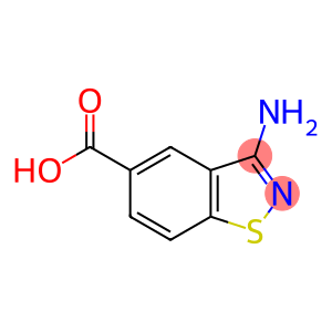 1,2-Benzisothiazole-5-carboxylicacid,3-amino-(9CI)