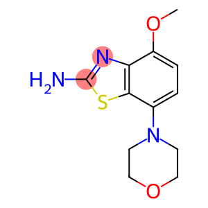 2-Benzothiazolamine, 4-methoxy-7-(4-morpholinyl)-