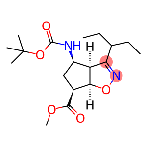 (3AS,4R,6S,6AR)-4-[叔丁氧羰基氨基]-3-(1-乙基丙基)-3A,5,6,6A-四氢-4H-环戊并[D]异恶唑-6-羧酸甲酯