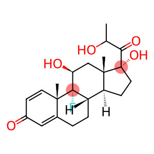 9-fluoro-11.beta.,17.alpha.-dihydroxy-17-lactoyl-androsta-1,4-dien-3-one