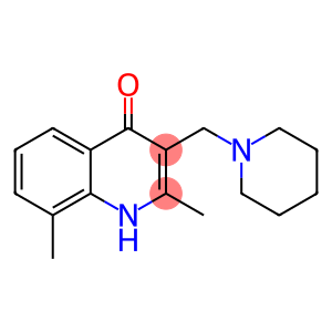 4(1H)-Quinolinone, 2,8-dimethyl-3-(1-piperidinylmethyl)-