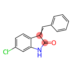 6-chloro-3-(phenylmethylene)-1H-indol-2-one