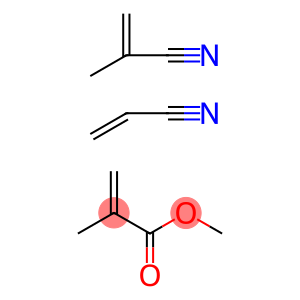 2-甲基-2-丙烯酸甲酯与2-甲基-2-丙烯腈和2-丙烯腈的聚合物