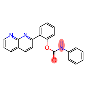 Phenol, 2-(1,8-naphthyridin-2-yl)-, phenylcarbamate (ester) (9CI)