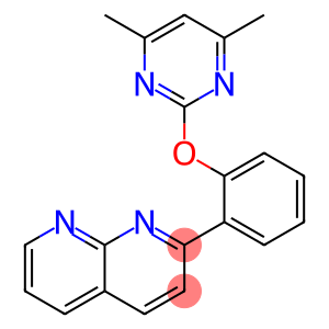 1,8-Naphthyridine, 2-[2-[(4,6-dimethyl-2-pyrimidinyl)oxy]phenyl]-